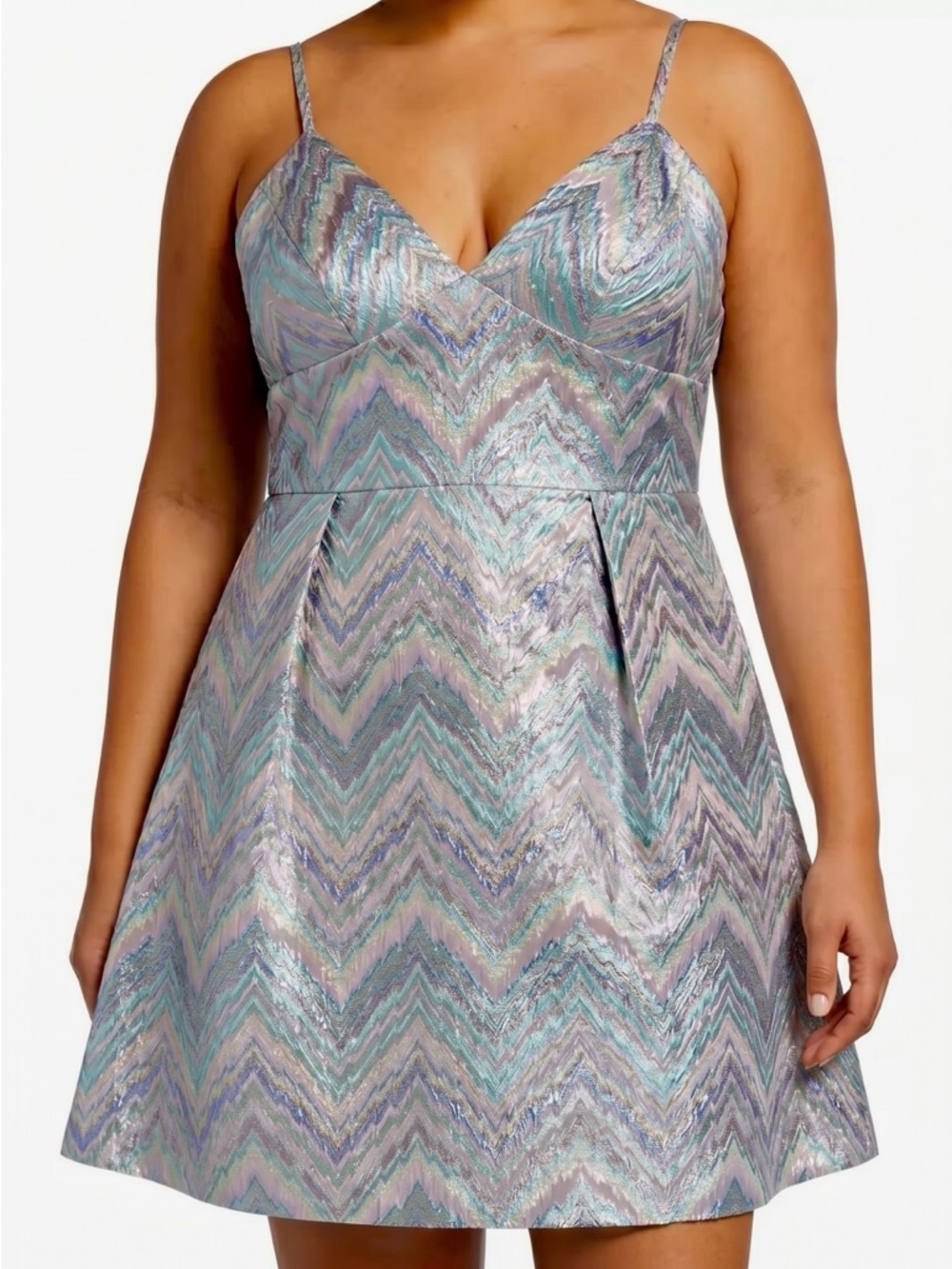 Laundry By Shelli Segal Metallic Dress size 14
